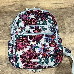 Vera Bradley xl campus backpack -neon blooms